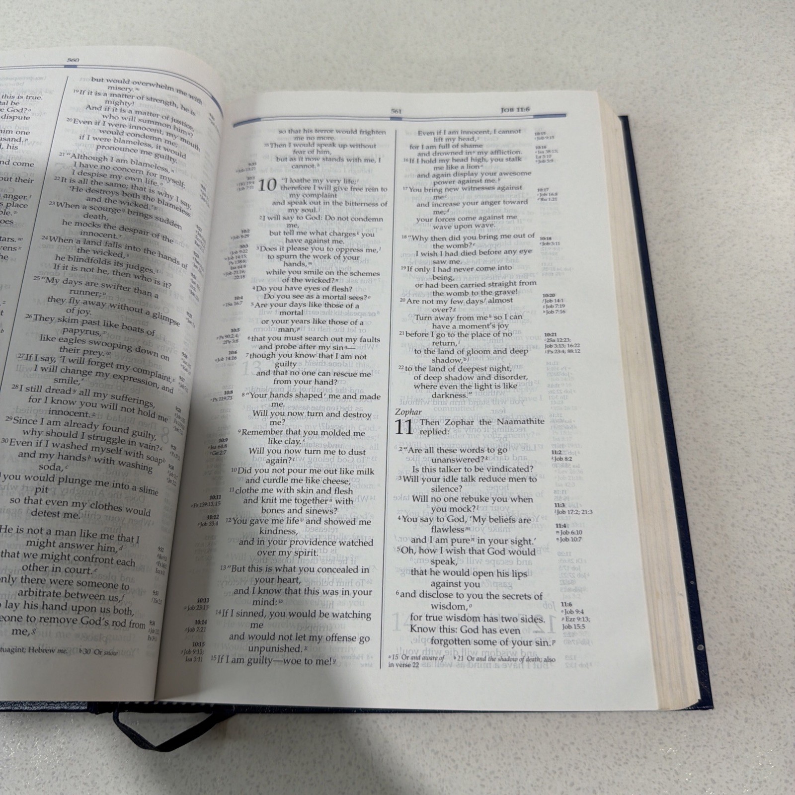 Freedom in Christ Bible by Zondervan Staff Blue 2001 Paint Splatter On Book