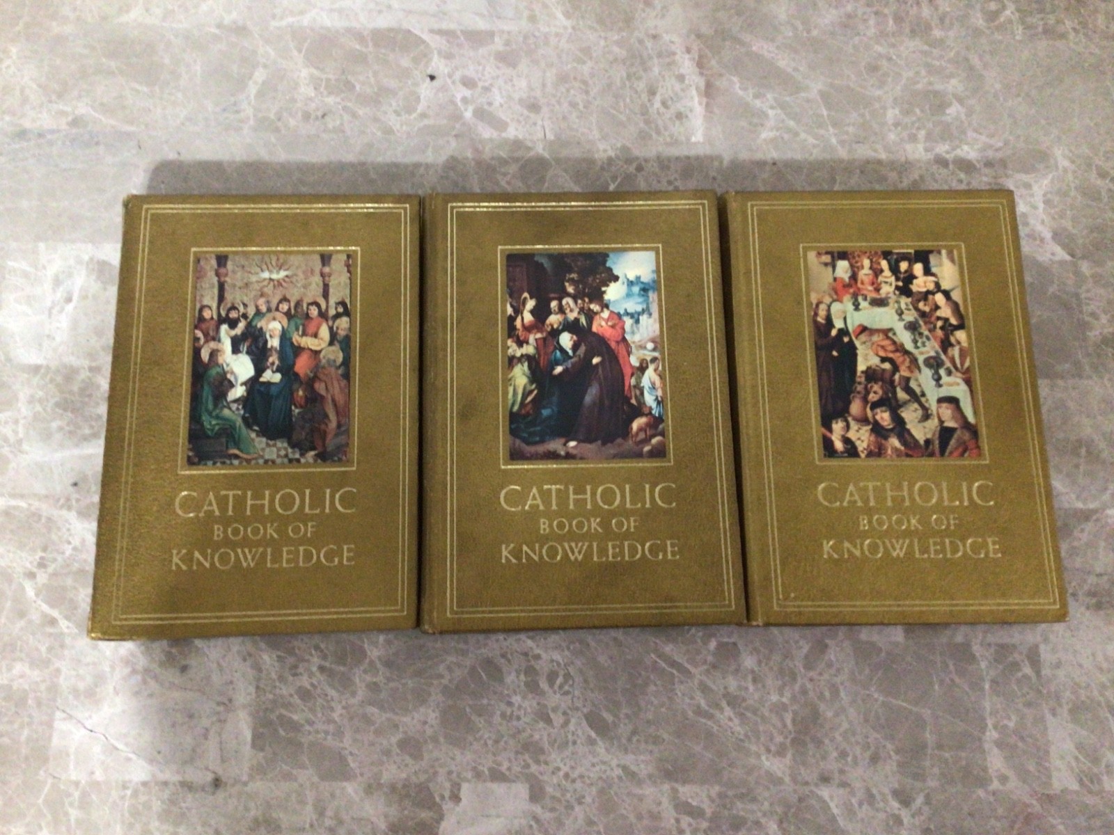 Catholic Book of Knowledge Vols 1-3 edited by Leonard Boase 1961