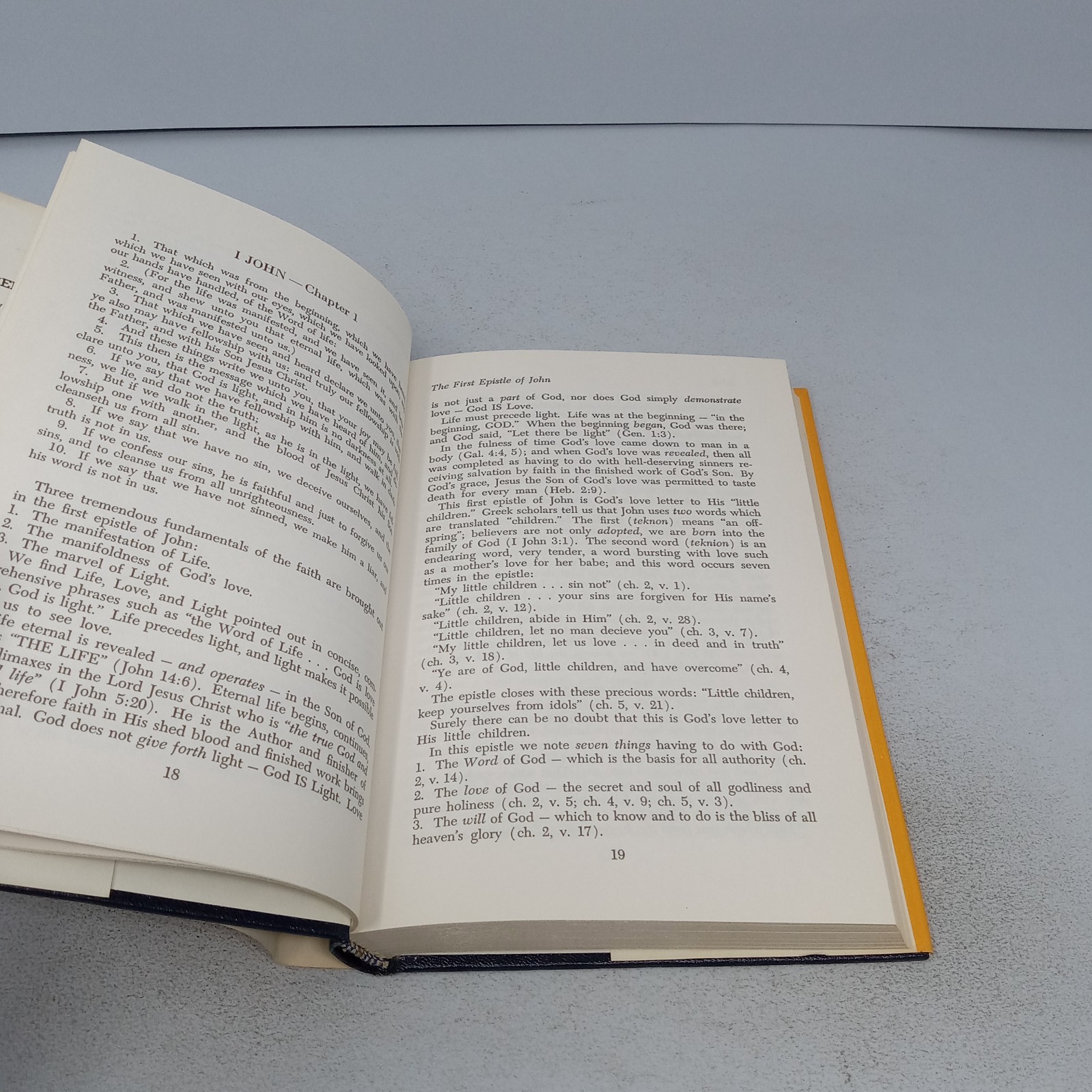 The Epistles of John: 1967 The Gospel Hour, Inc. Hardcover by Oliver B. Greene