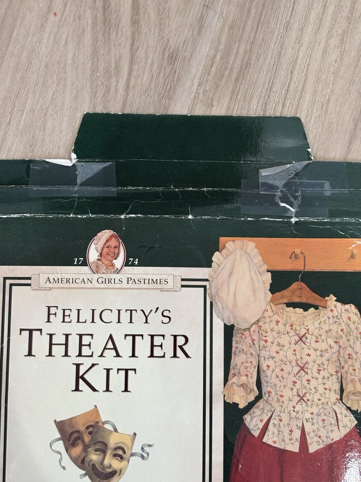 Set 4 AMERICAN GIRL Dolls Felicity’s &Addy’s Theater Kit Samantha’s Paper Dolls+