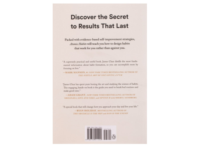 Atomic Habits Build Good Habit Break Bad Ones Easy Behavior Proven Way Hardcover