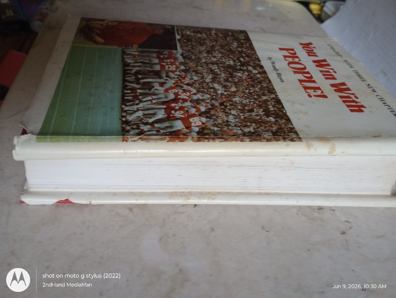 1975 2ND EDITION YOU WIN WITH PEOPLE WOODY HAYES HC/HARDCOVER/DJ BOOK