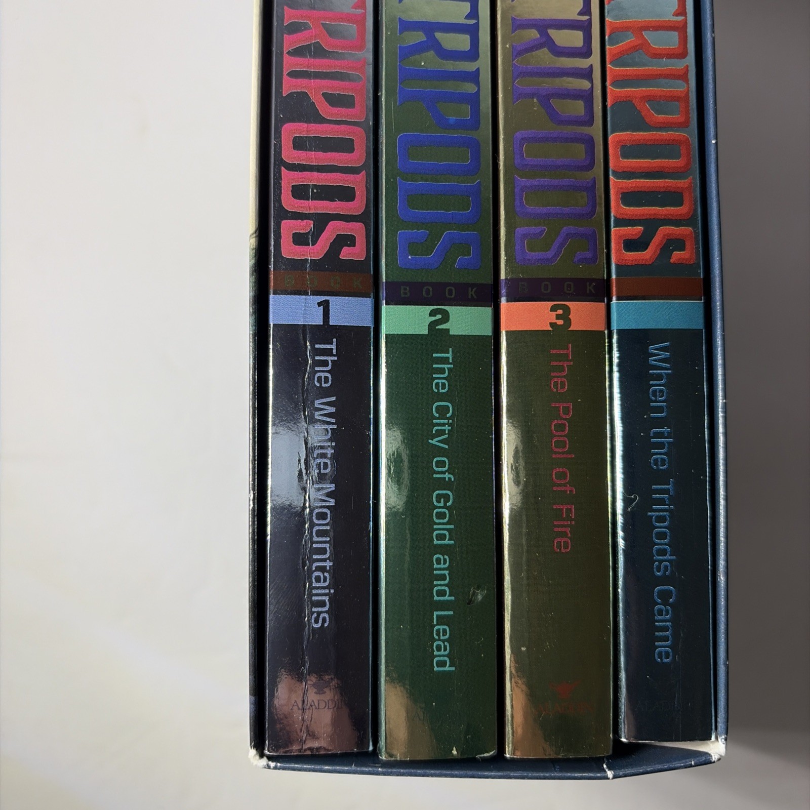 The Tripods Collection John Christopher 4 Book Box Set Aladdin PB YA Sci-Fi 2014
