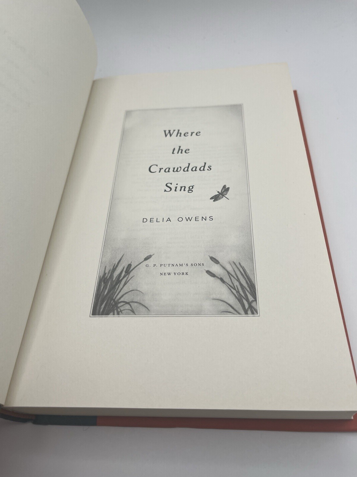 Where the Crawdads Sing by Delia Owens (2018 1st Edition 1st Printing Hardcover)