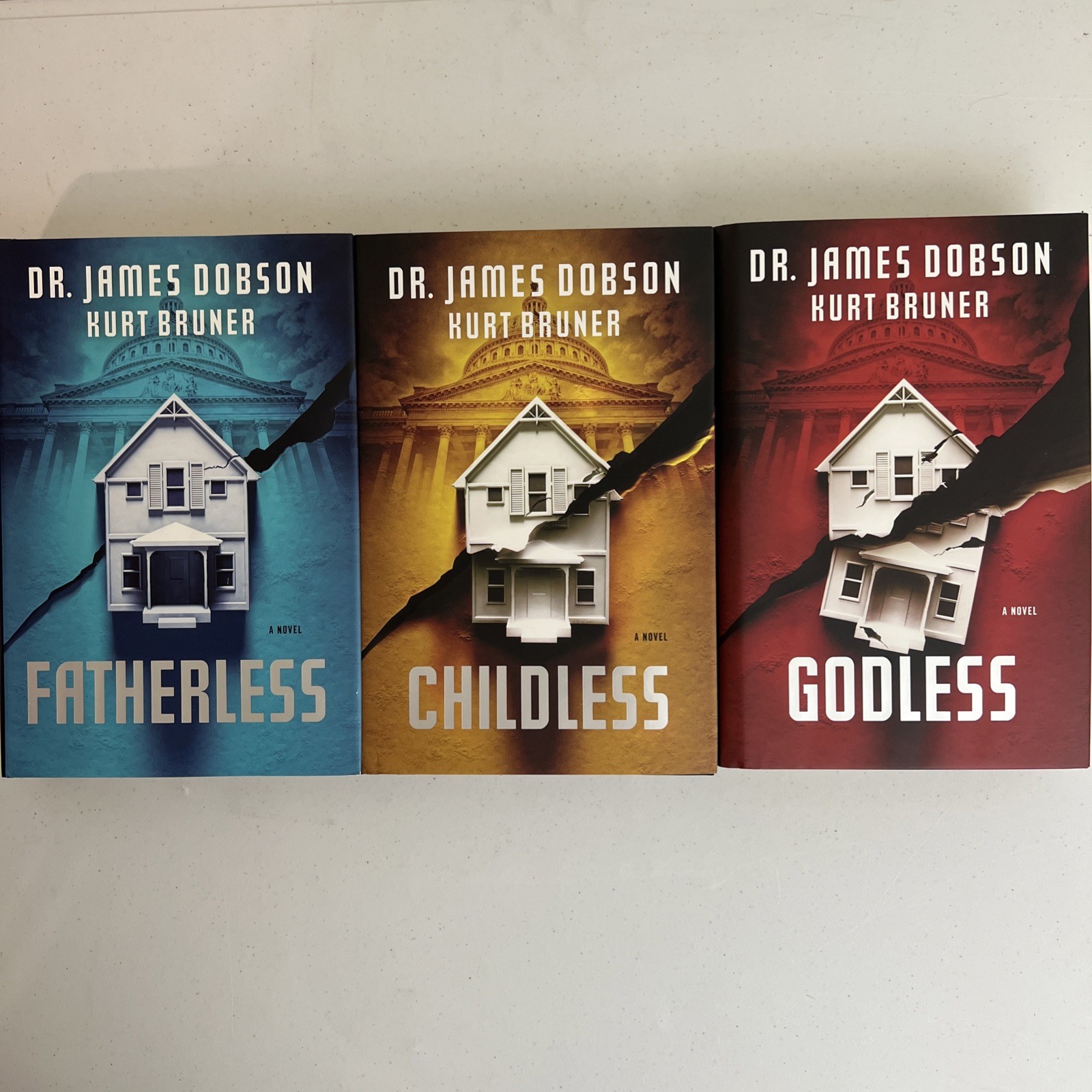 Christian Faith Book Lot 3 – Fatherless Childless Godless LIKE NEW Condition