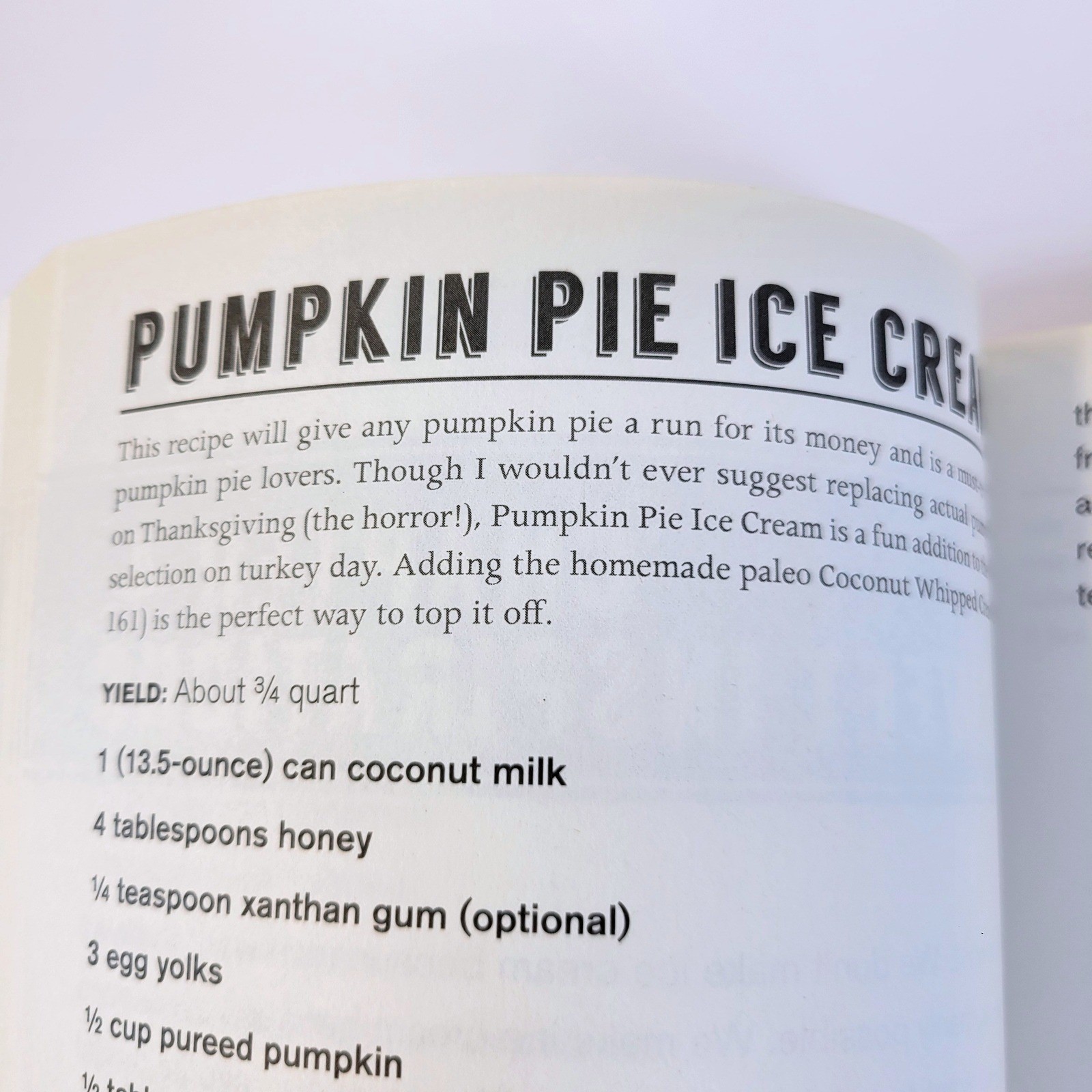 Paleo Ice Cream 75 Recipes Cookbook Ben Hirshberg Paperback Book Ulysses Press