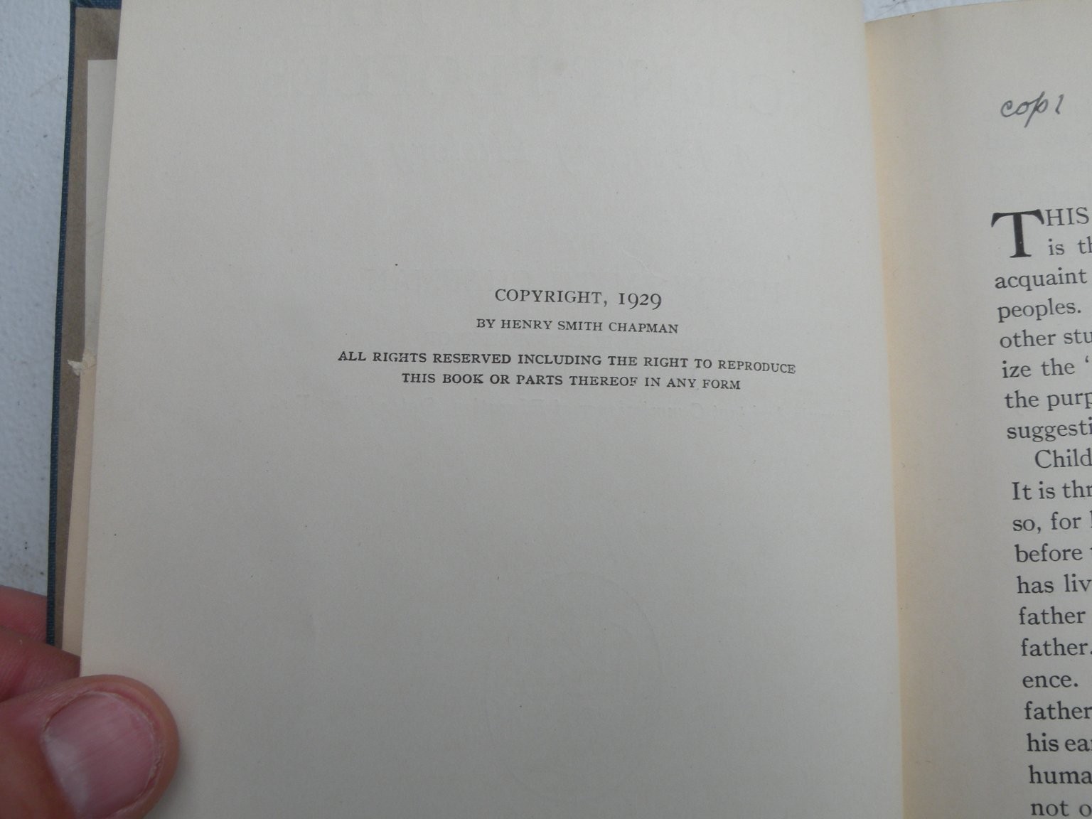 Stories of the Ancient Peoples Henry Smith Chapman 1929 First Printing Houghton