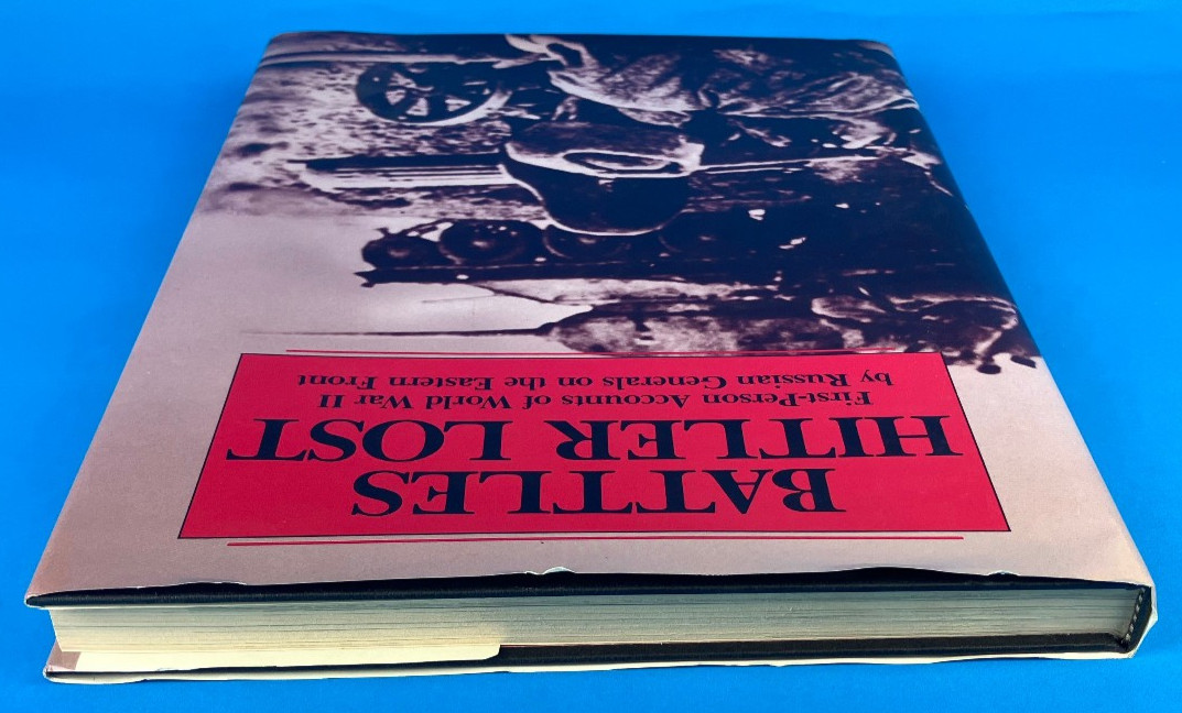 Vintage Book Battles Hitler Lost Konev HC 1986 Illustrated World War II