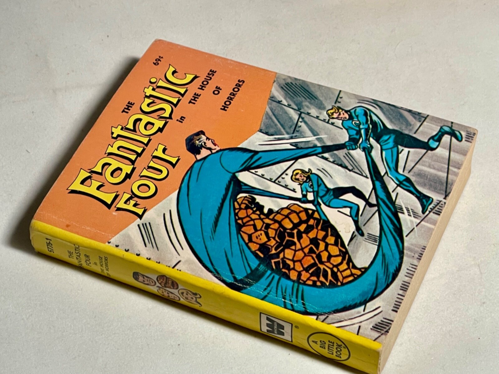Big Little Book Whitman Aquaman, Batman and Fantastic Four Lot of 3 Books used