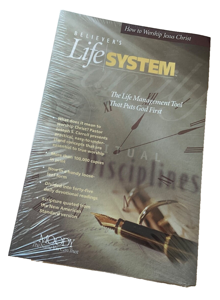 How to Worship Jesus Christ Believer’s Life System Joseph Carroll SEALED