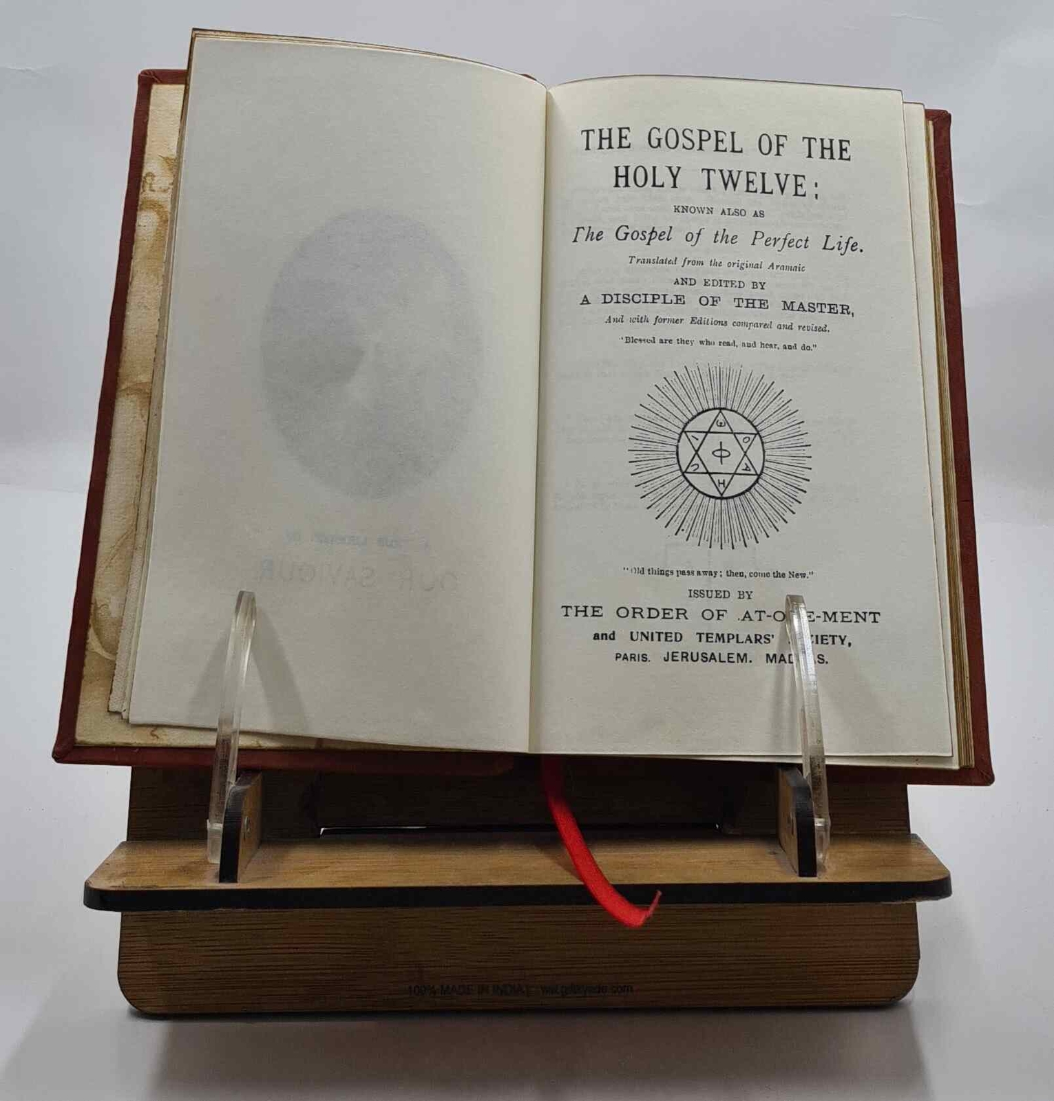 The Gospel of the holy Twelve Know Also As The Gospel of [PREMIUM LEATHER BOUND]