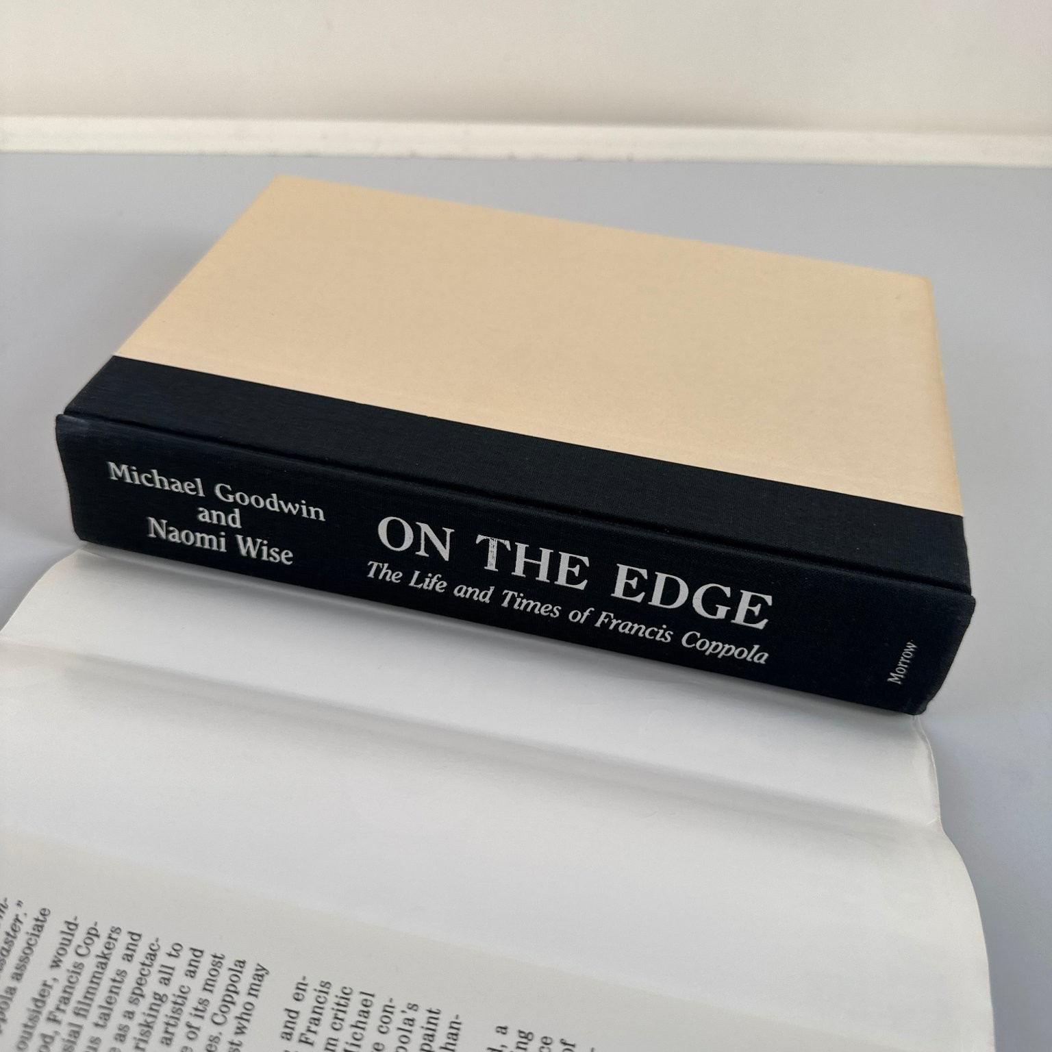 On The Edge Life & Times of Francis Coppola Goodwin Wise 1989 1st Ed Morrow