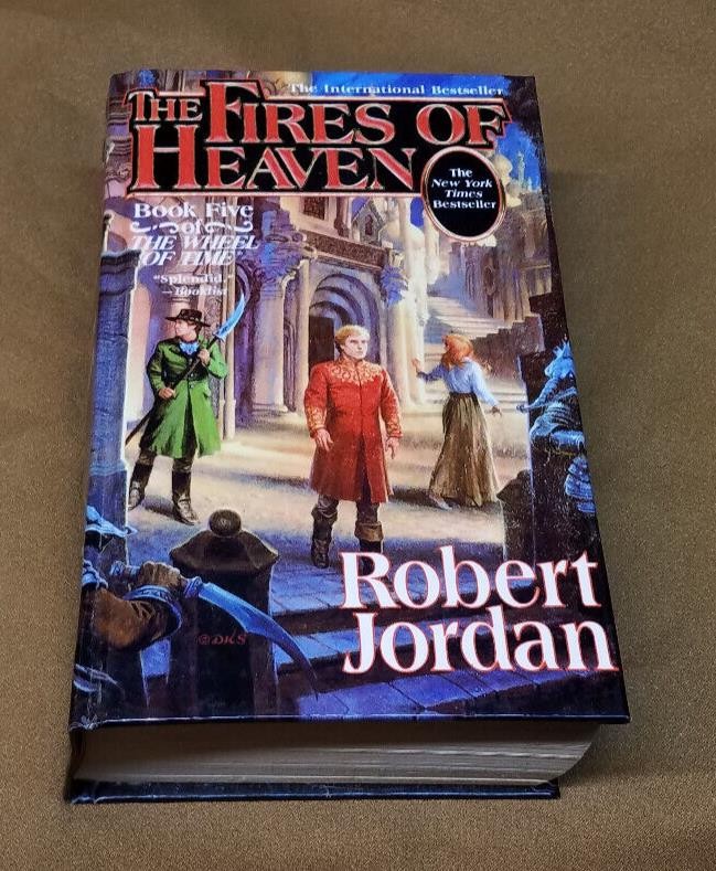 Robert Jordan THE FIRES OF HEAVEN SER: THE WHEEL OF TIME VERY SM HC (PAW PRINTS)
