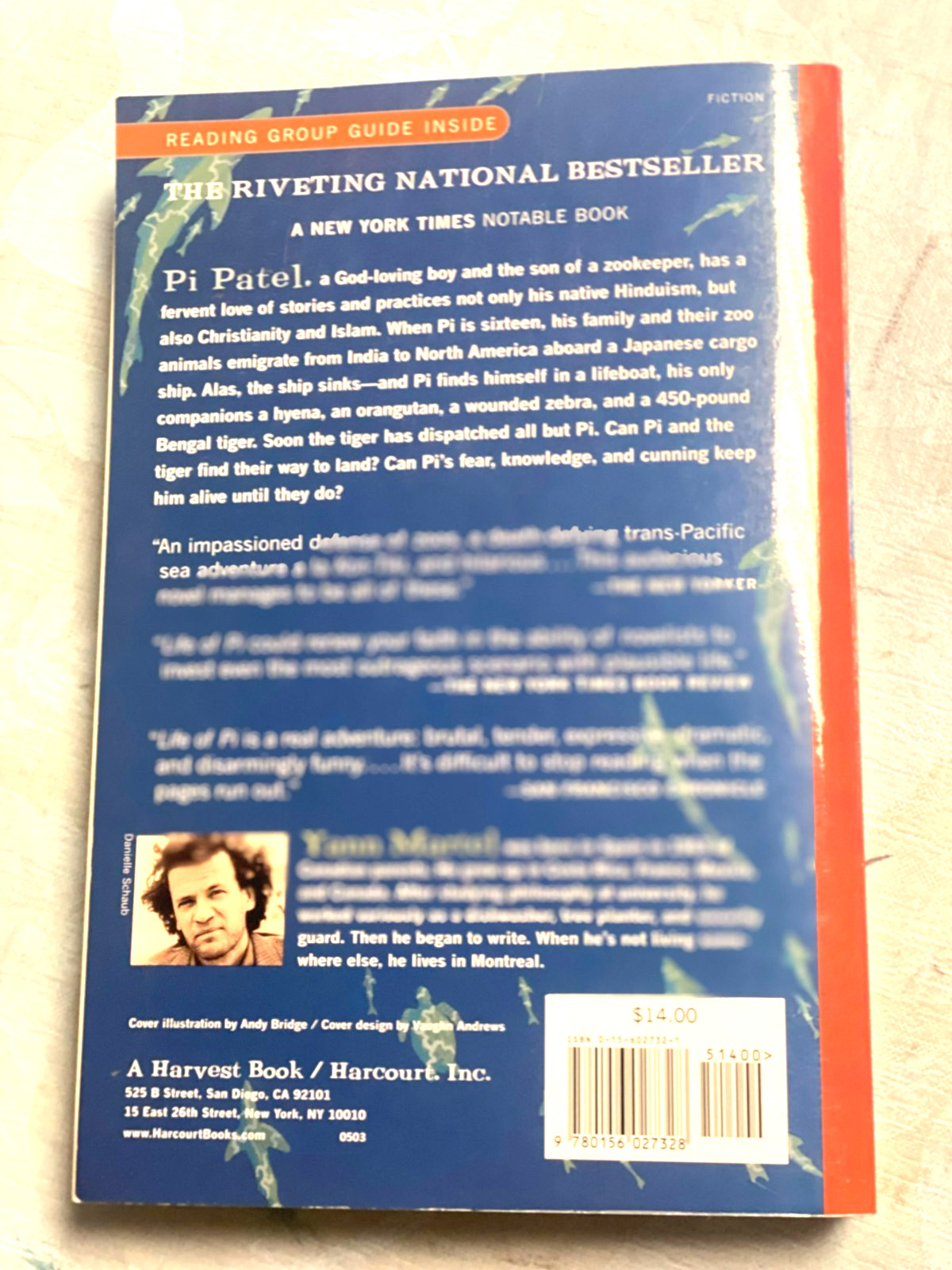RARE 1ST US EDITION! Life of Pi : A Novel by Yann Martel (2003, Trade Paperback)