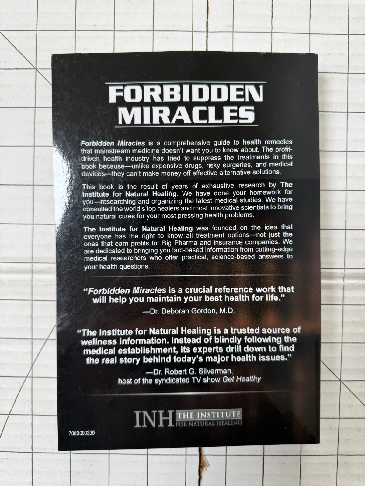 Forbidden Miracles: Natural Healing Secrets to the World’s Deadliest Diseases PB