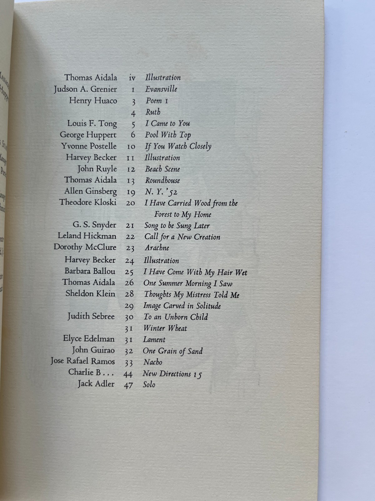 1955 JOAN DIDION Allen Ginsberg GARY SNYDER ~ Occident ~ Beat Bay Area RARE