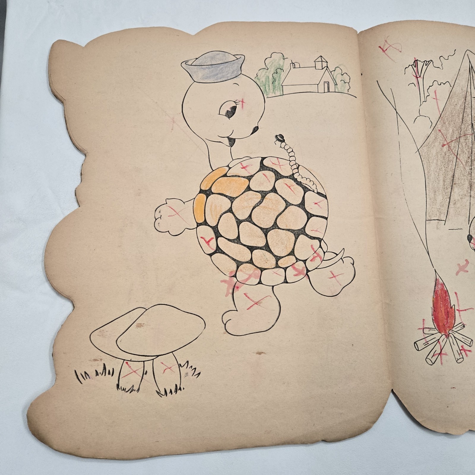 Tom Kitten’s Coloring Book Vintage 1940’s Kids Used See Description