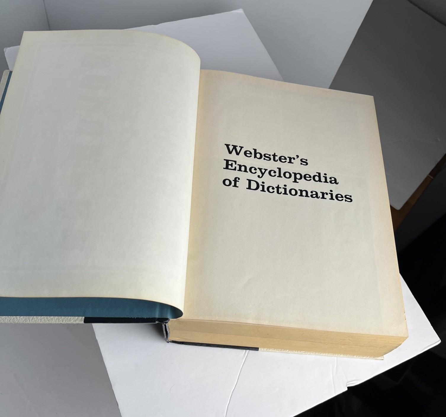 WEBSTER’S Encyclopedia of Dictionaries New American Edition 1981 Large Type VTG