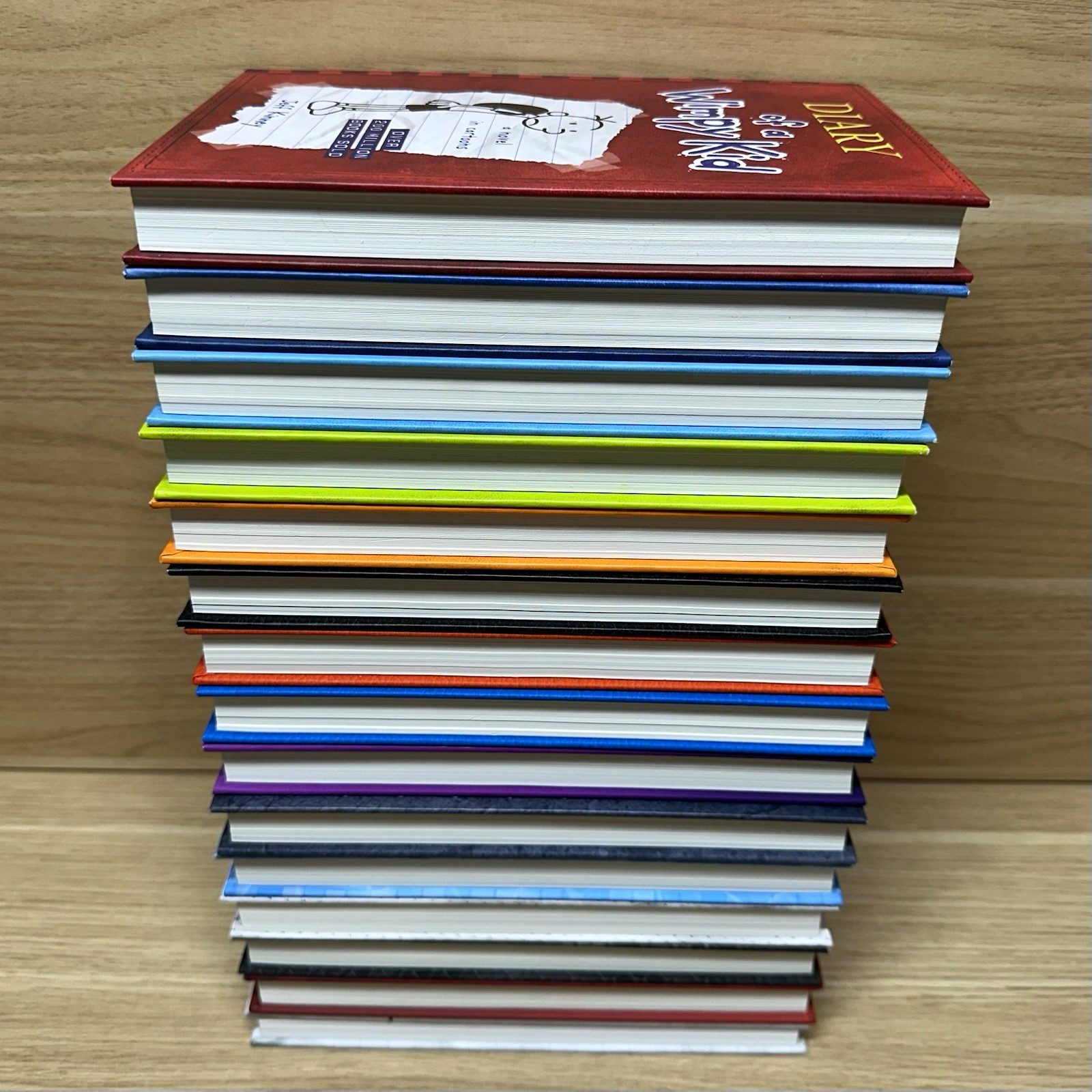 Diary of a Wimpy Kid Lot 15 Books Hardcover Jeff Kinney Mixed Series Collection