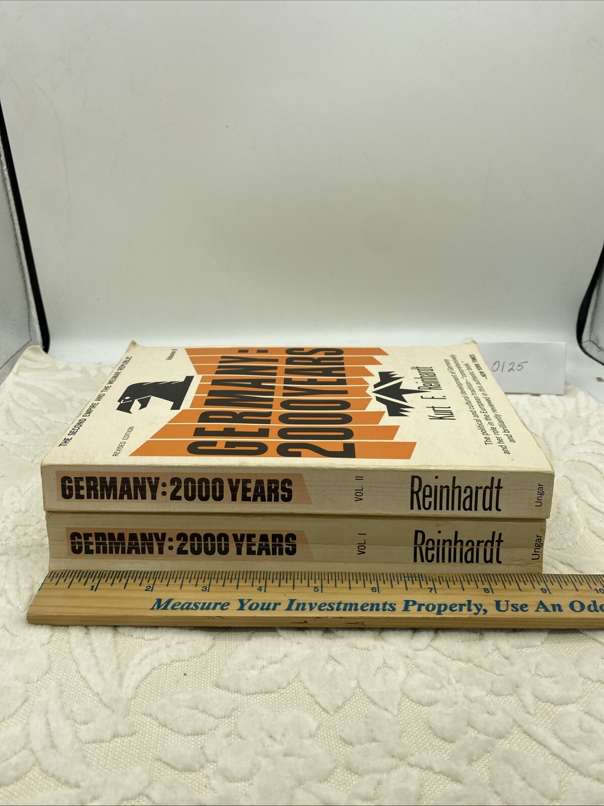 Germany: 2000 Years, Volumes I and II Set, Reinhardt 1961