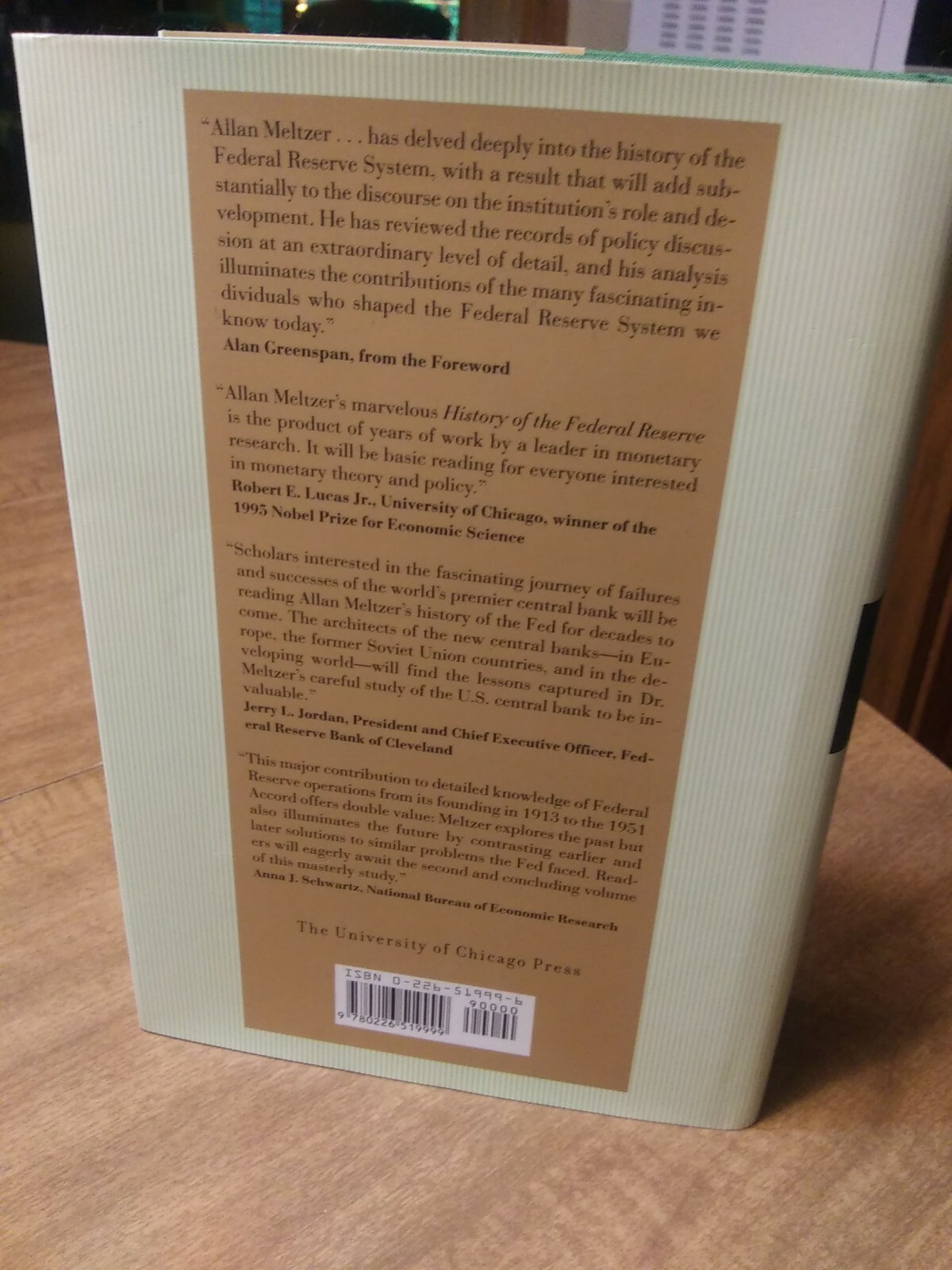 A History of the Federal Reserve, Vol. 1: 1913-1951