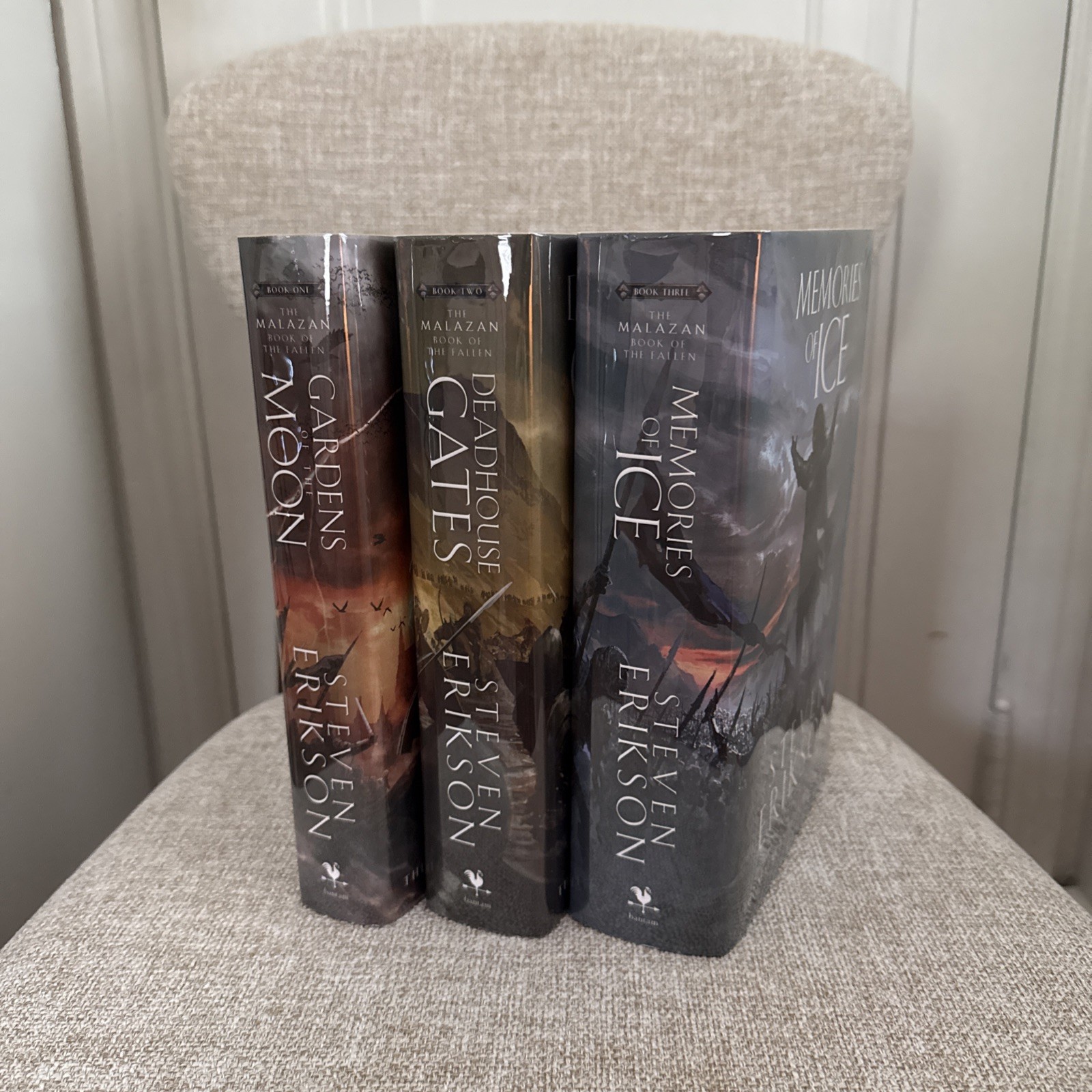 Steven Erikson (Signed) The Broken Binding Malazan Book of the Fallen 1-3 1st