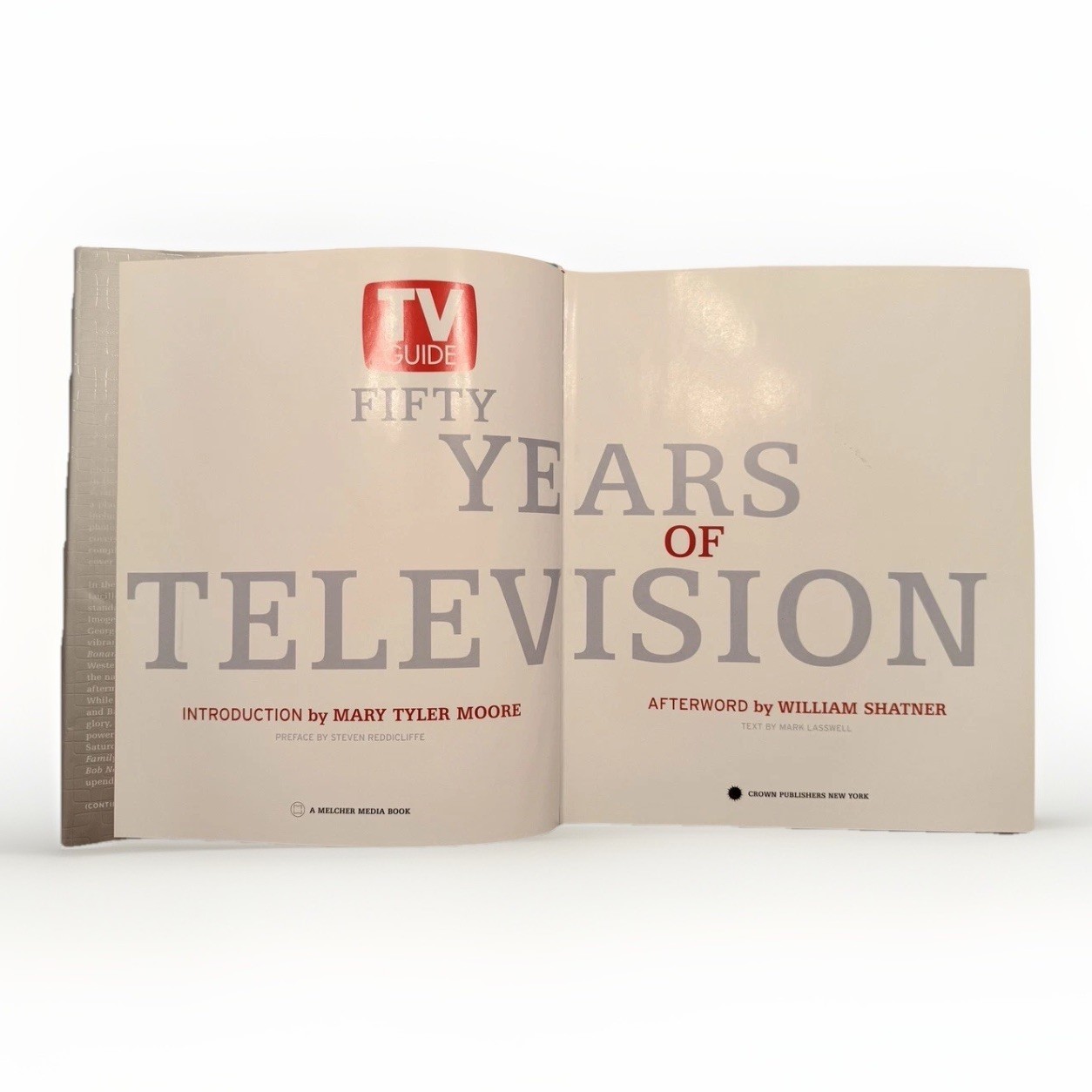 TV Guide Fifty Years of Television Large Hardcover w Dust Jacket ISBN 1400046858