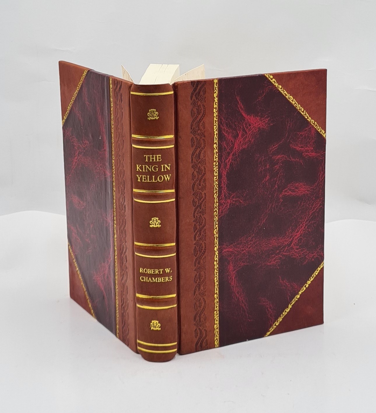 The king in yellow 1895 by Robert W. Chambers [Leather Bound]