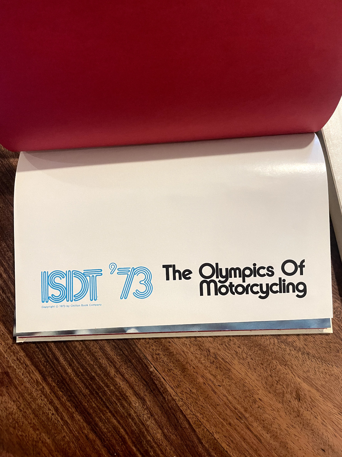 The Olympics of Motorcycling ISDT ’73 (Hardcover, Chilton) Handwritten #140