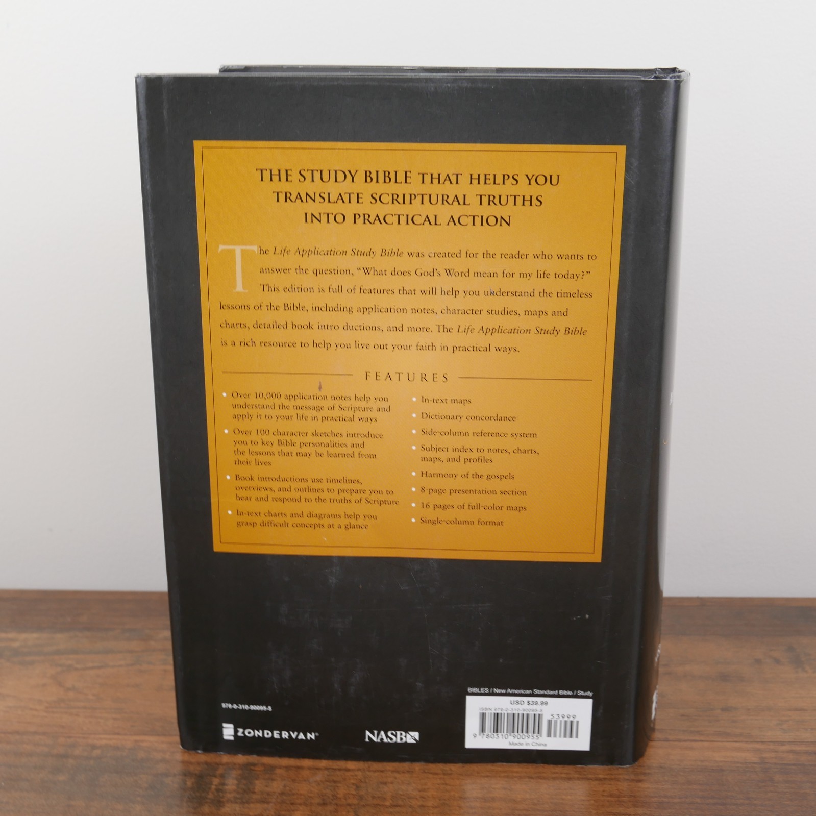 Life Application Study Bible, NASB – Hardcover By Beers, Ronald A.