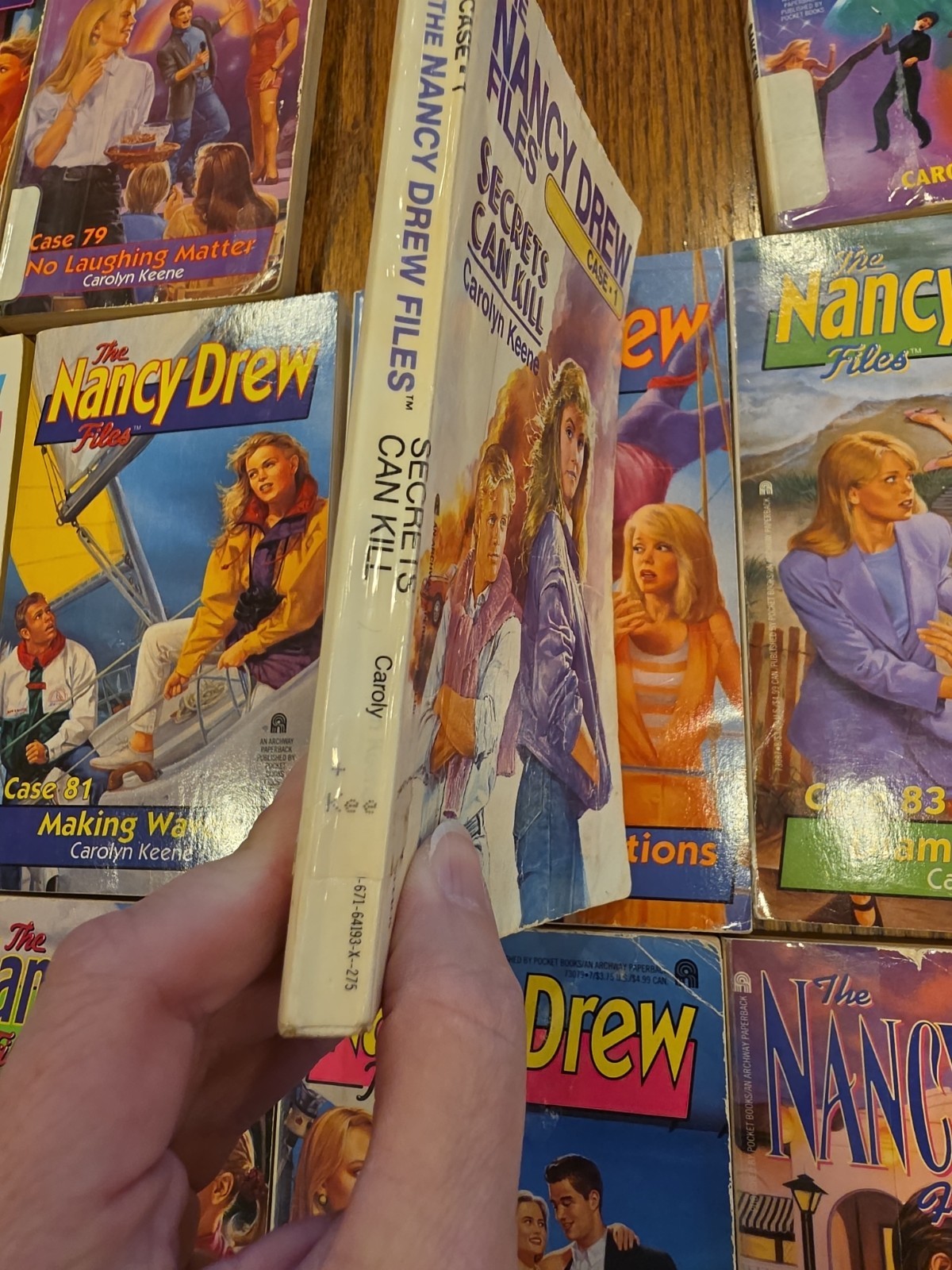 Lot of 19 Nancy Drew Files Chapter Books by Carolyn Keene