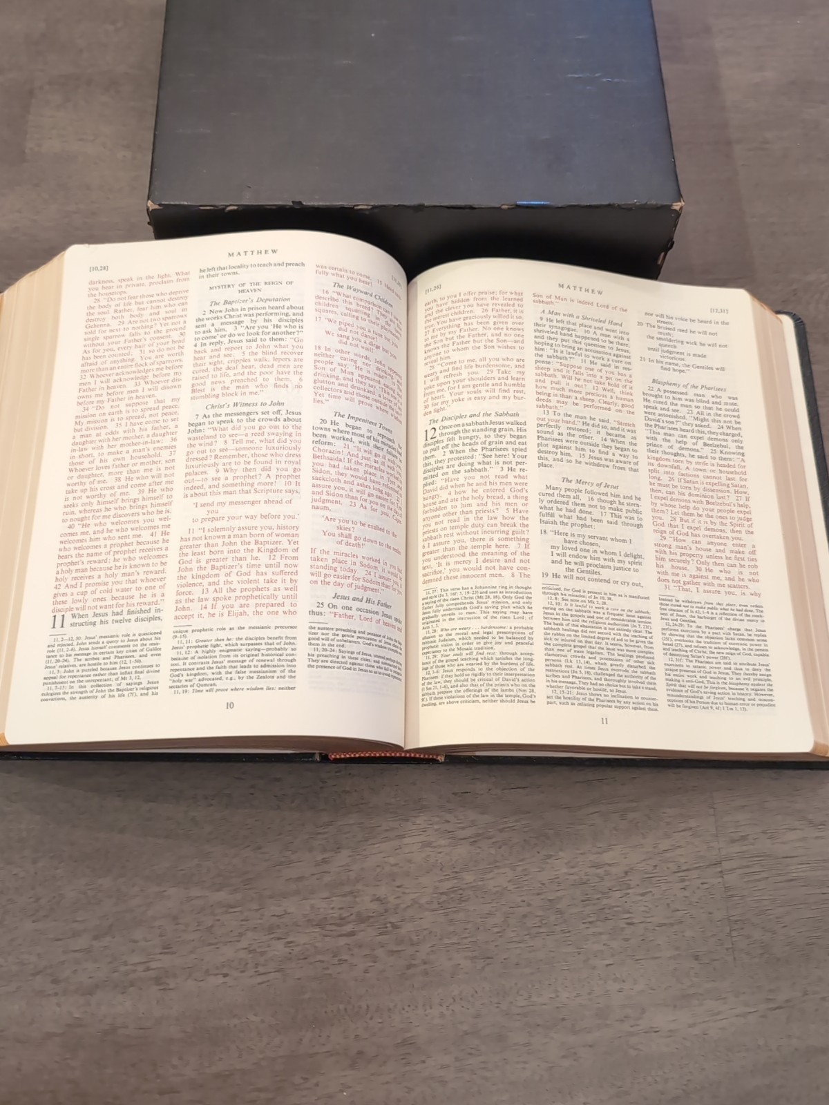 The New American Bible Special Family Edition Triple Column Catholic Press-world