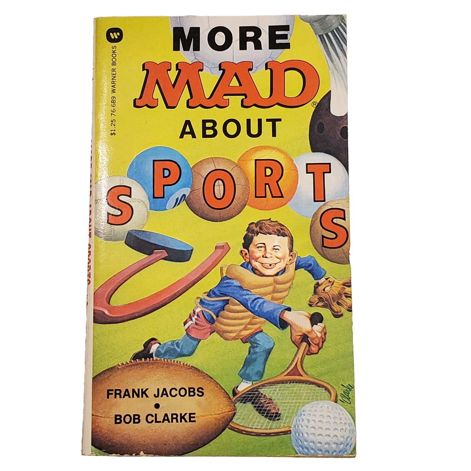 More MAD About Sports Paperback Book By Frank Jacobs 1977 Warner Books