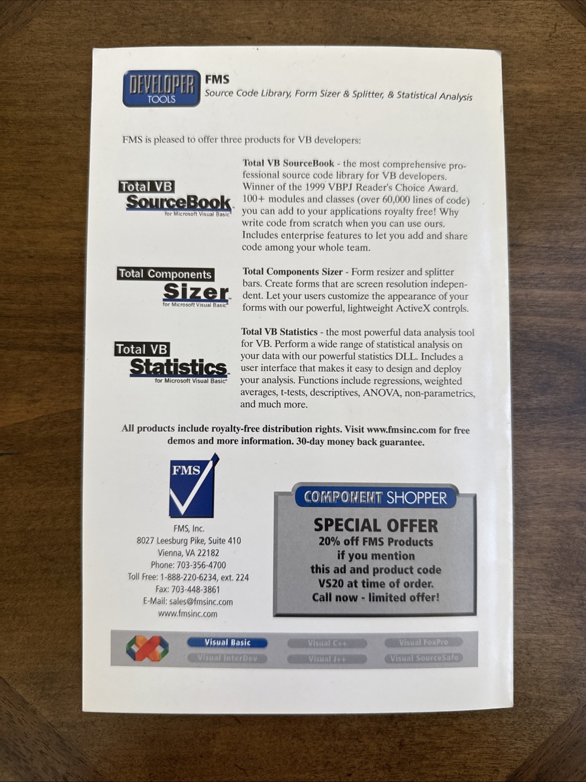 Microsoft Visual Studio Resource Guide Fall 1999/Volume 1.2