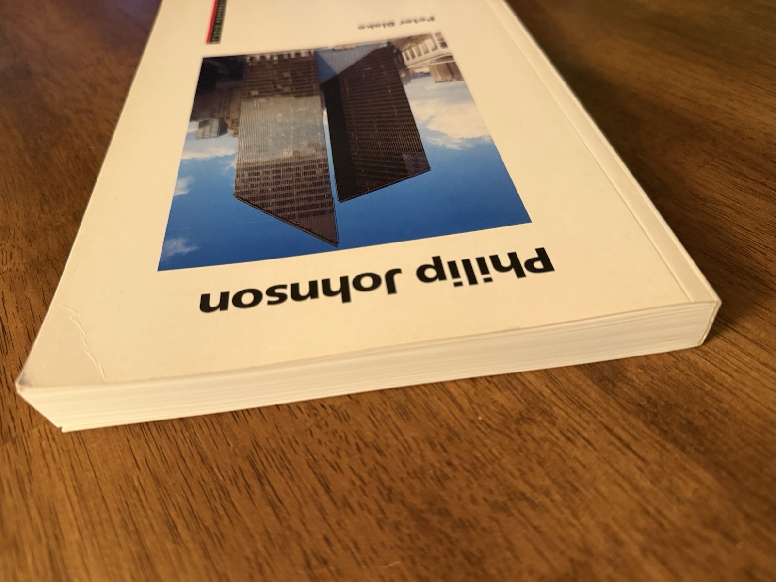 Philip Johnson by Peter Blake – English & German architecture book – VERY GOOD