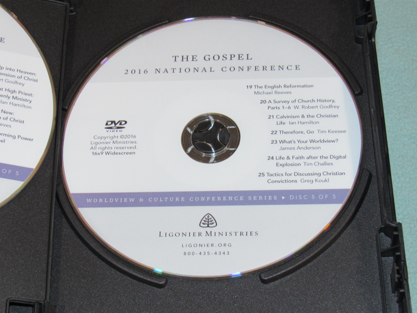 GOSPEL: 2016 NATIONAL CONFERENCE by Ligonier Ministries (2016, DVD, 5-Disc Set)