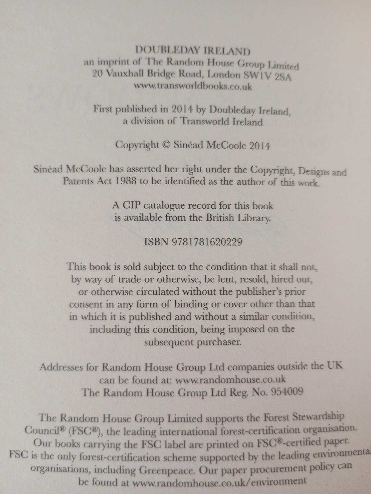 Easter Widows by Sinead McCoole, SIGNED COPY (2014 Hardcover) Irish History