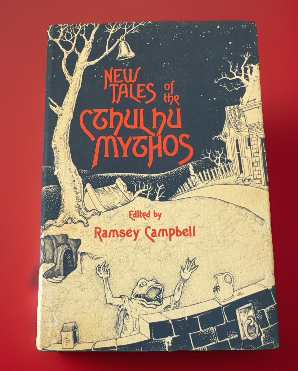 New Tales of The Cthulhu Mythos by Ramsey Campbell Hardcover Dust jacket LOOK!