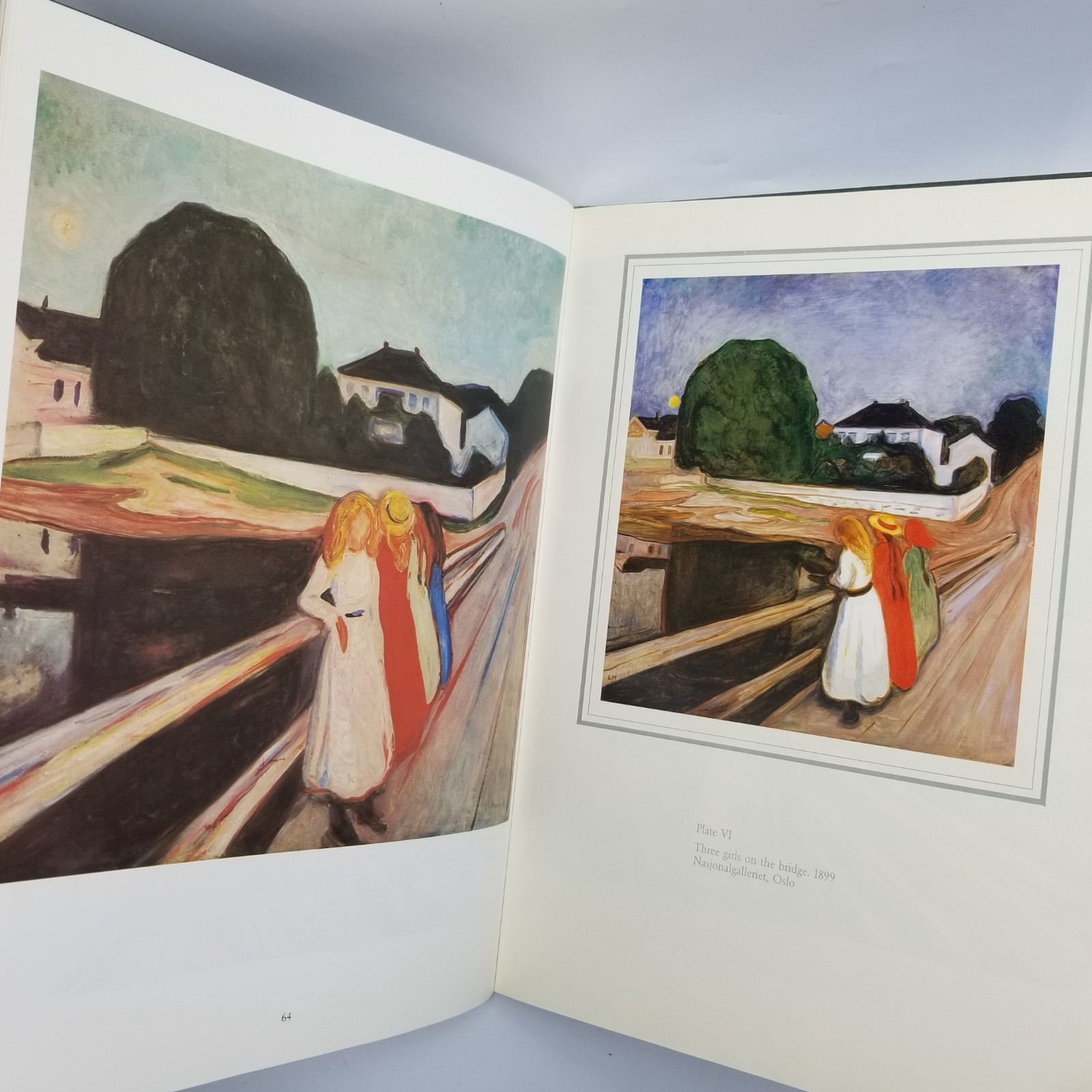 Edvard Munch by Per Amann – 1987 Artline Editions – Large Format HC