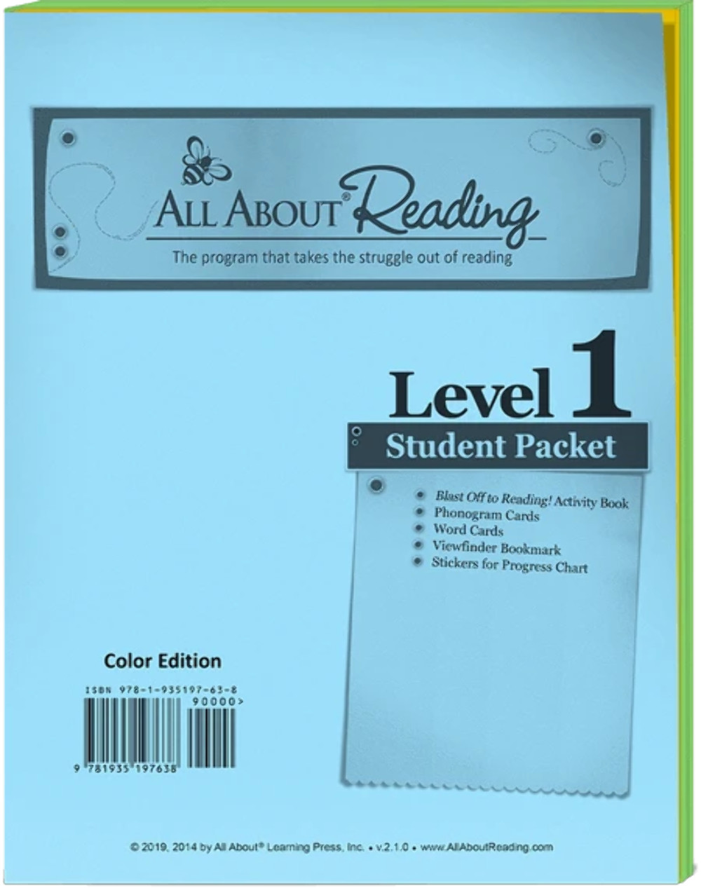 All About Reading Level 1: Student Packet (Color Edition)