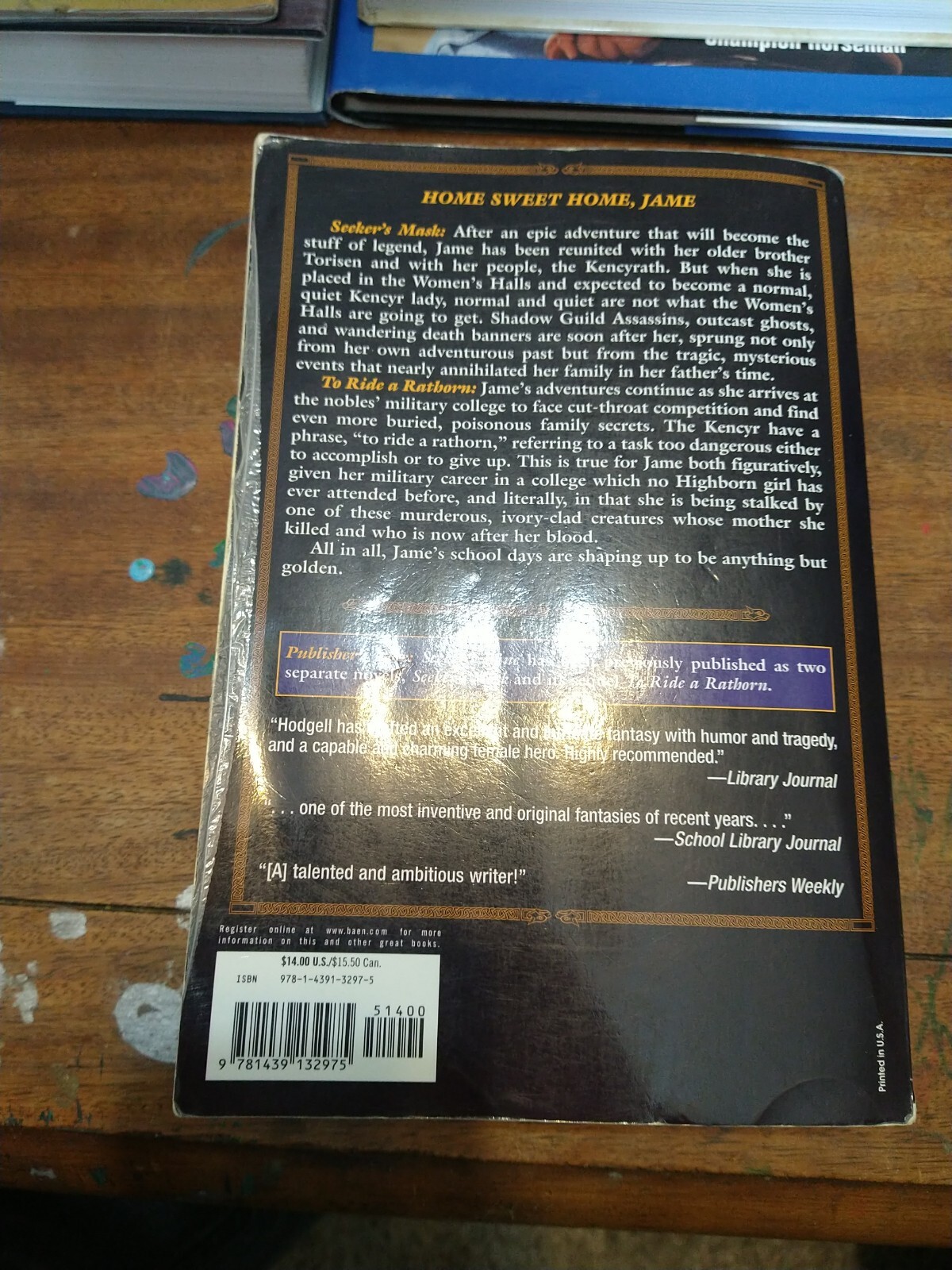 Seeker’s Bane by P.C. Hodgell, SC/Trade, 2009, Baen Fantasy