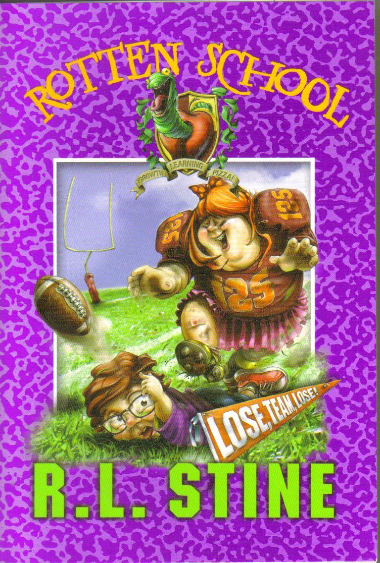 Lose, Team, Lose!, Rotten School, by R. L. Stine, Free Shipping #4 in the Series