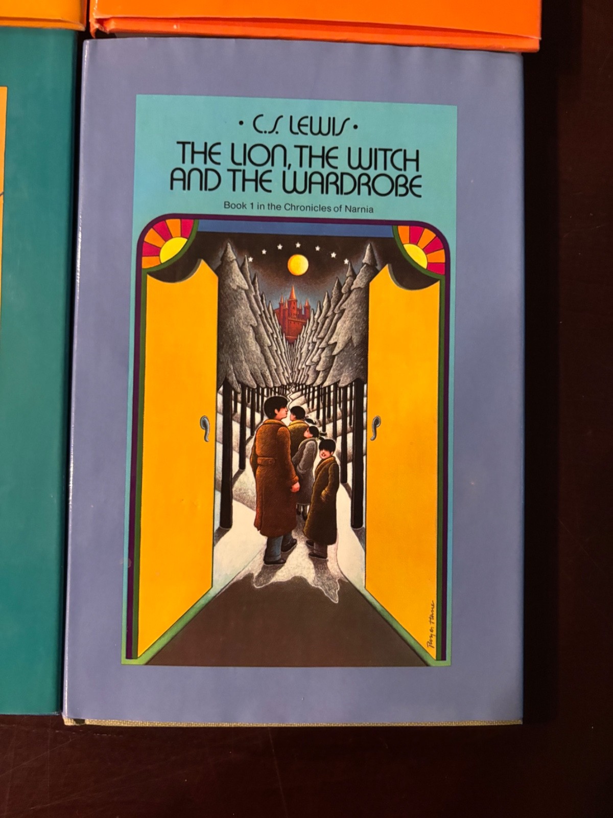 C.S. Lewis Chronicles of Narnia 5 Books & Pilgrims Regress HCDJ See Pics
