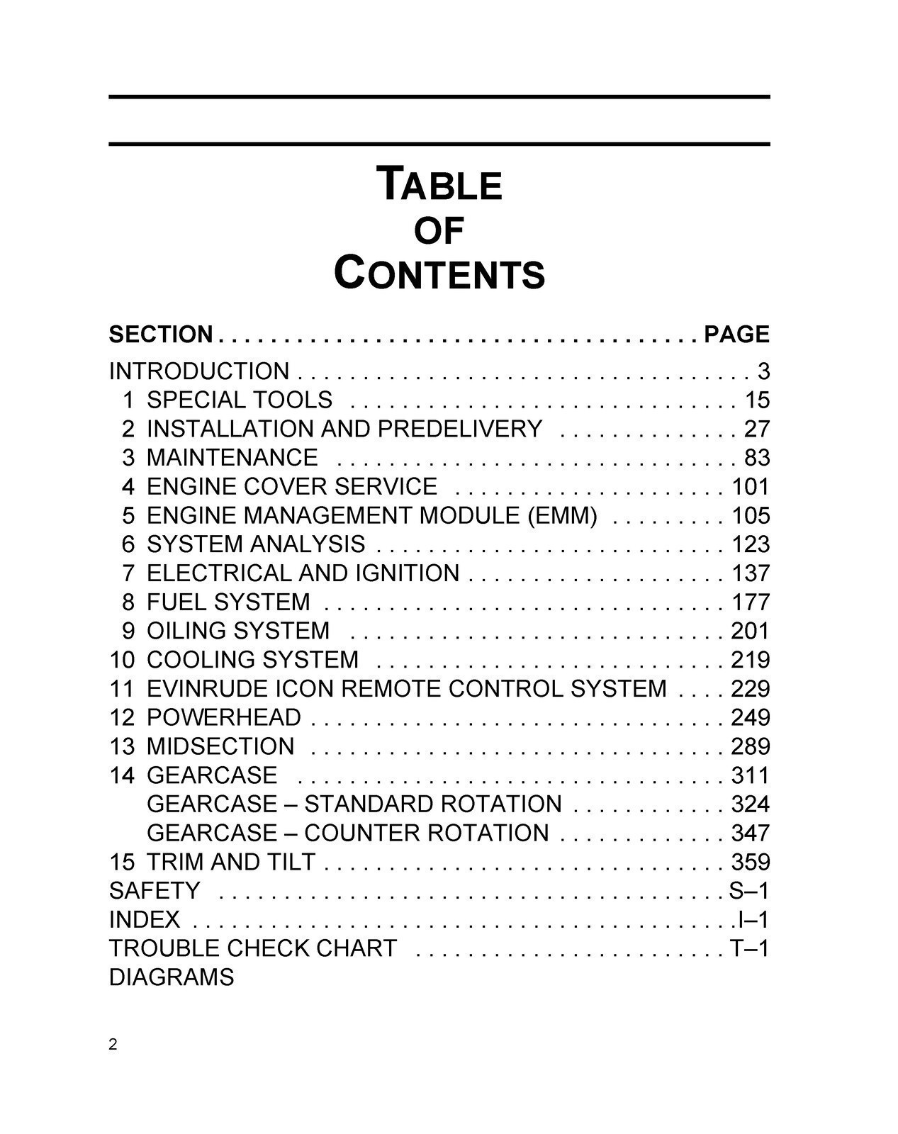 EVINRUDE E-TEC 2010 SERVICE MANUAL 200 225 250 300 HP, BOUND, TOUGH FRONT & BACK