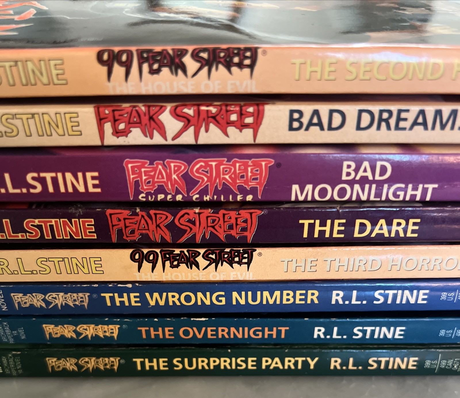Fear Street RL Stine Paperbacks Set 8 1990s Horror USA