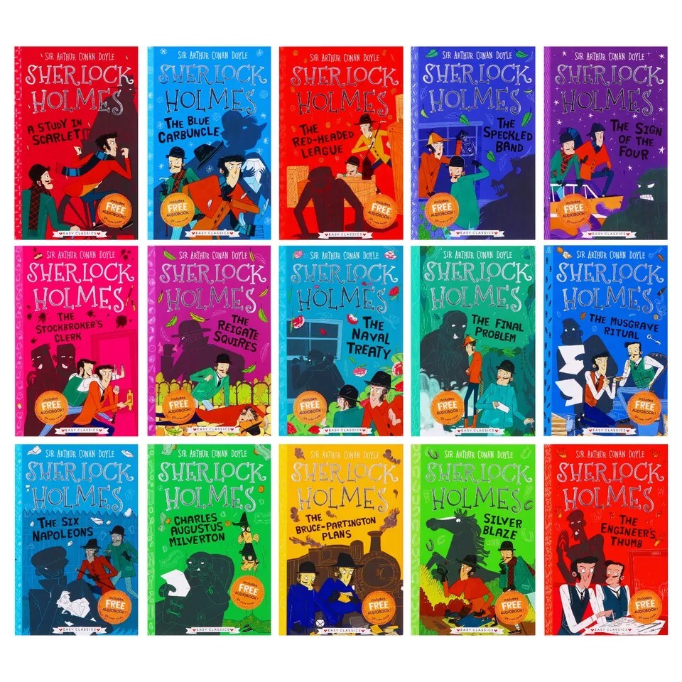 The Sherlock Holmes Children’s 30 Books Collection Box Set – Ages 7-9 -Paperback