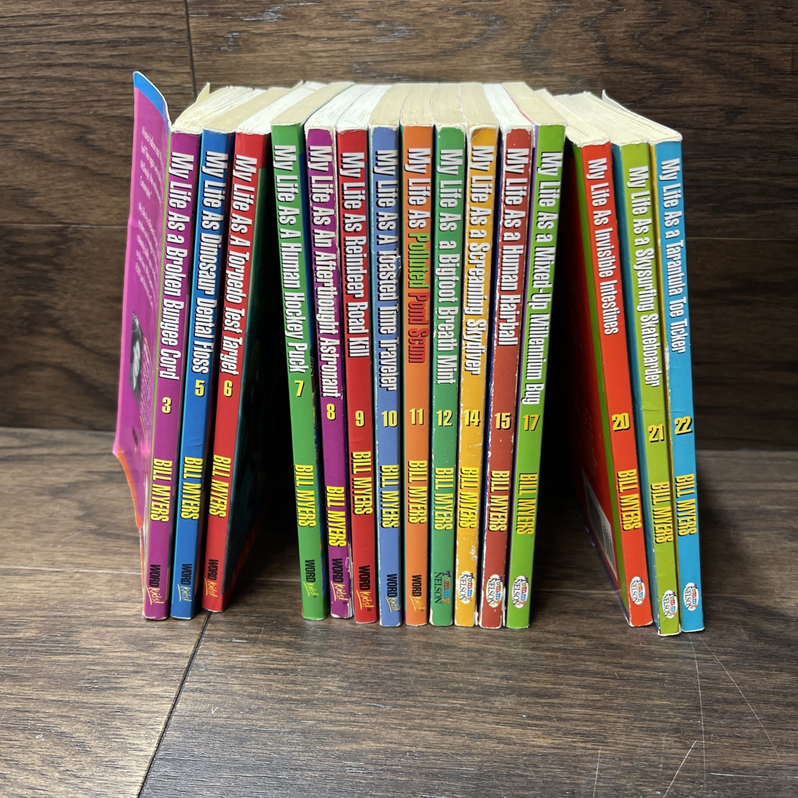 MY LIFE AS A * LOT OF 15 BOOKS by BILL MYERS Kids Novels Fiction Paperback Set