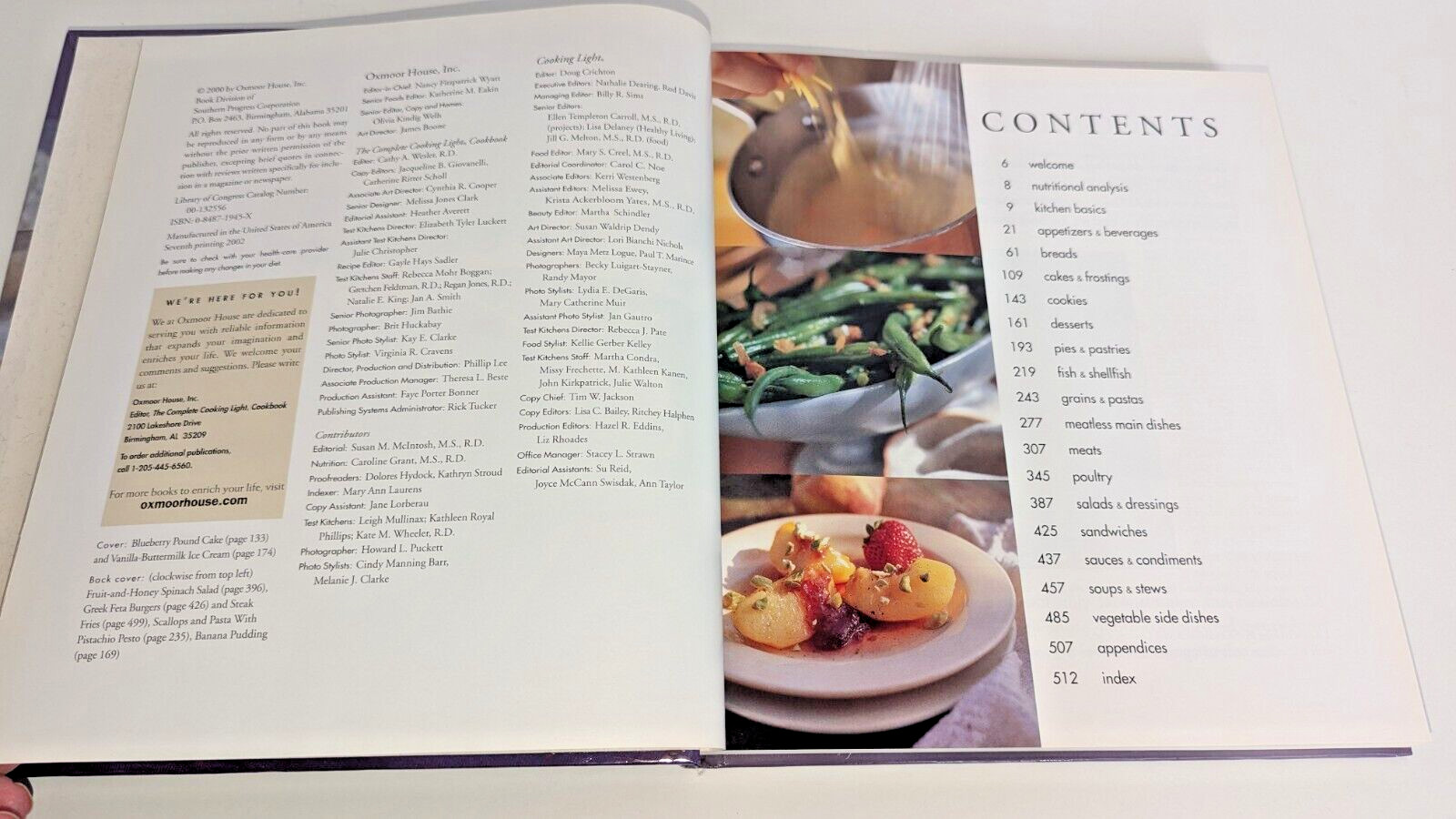 The Complete Cooking Light Cookbook – Hardcover, 2000 528 Pages Cathy A Wesler