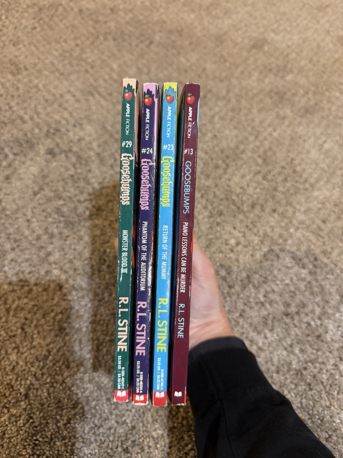 Lot Of 9 Vintage R. L. Stine Goosebumps Books -All 1st Edition, Some 1st Prints