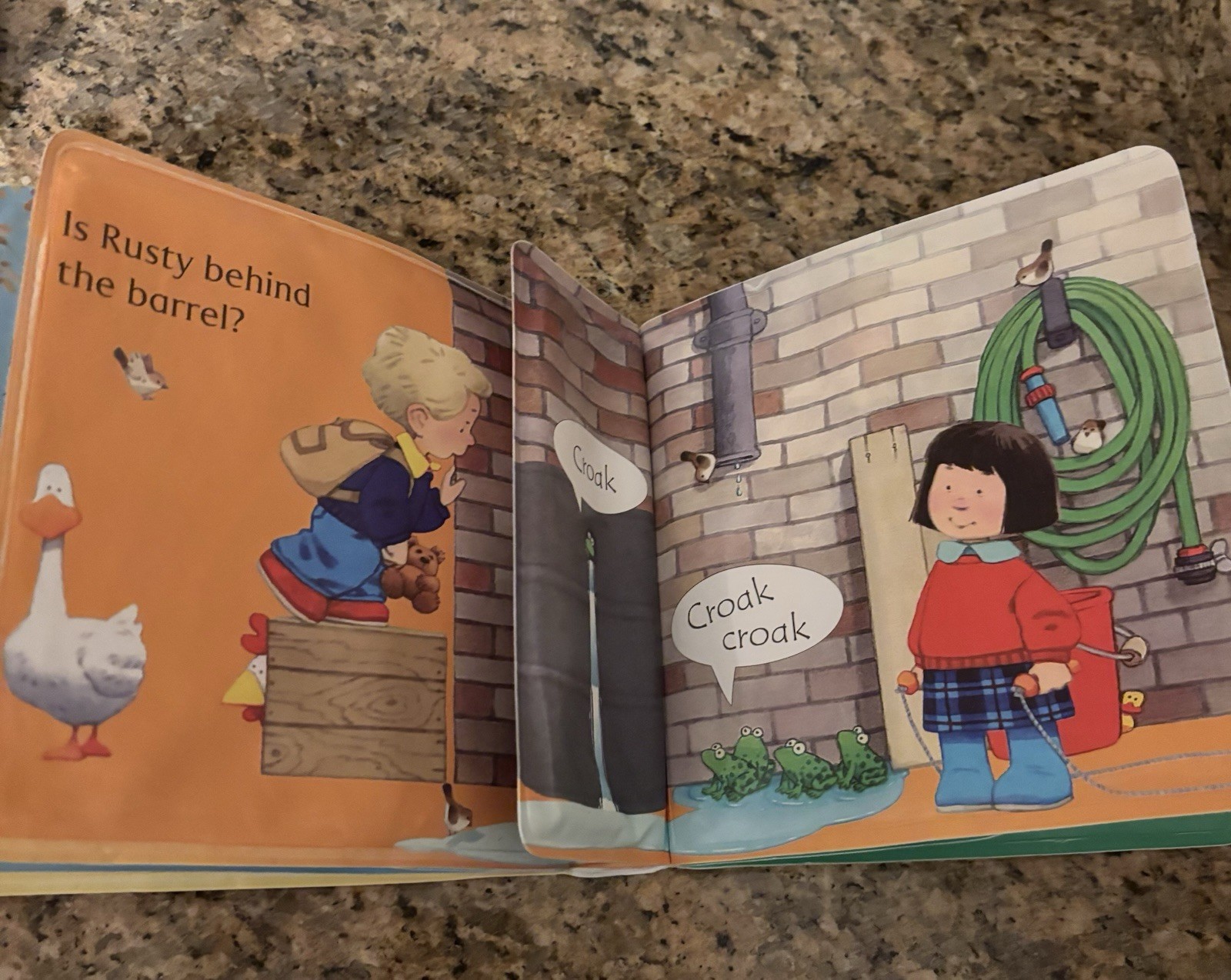 Where’s Rusty Bath Book (Farmyard Tales Bath Books) RARE FIND!
